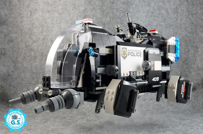 【GS品鉴】LEGO乐高 大电影系列70815-超级秘密警察运输机