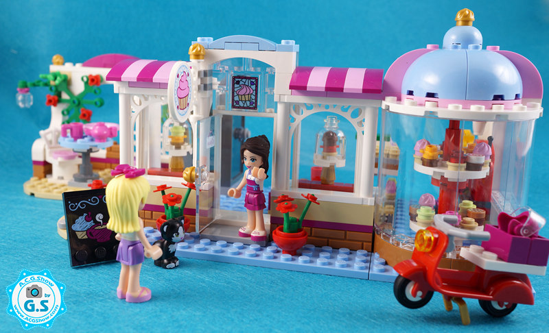 【GS品鉴】LEGO乐高 女孩系列41119-心湖纸杯蛋糕咖啡厅