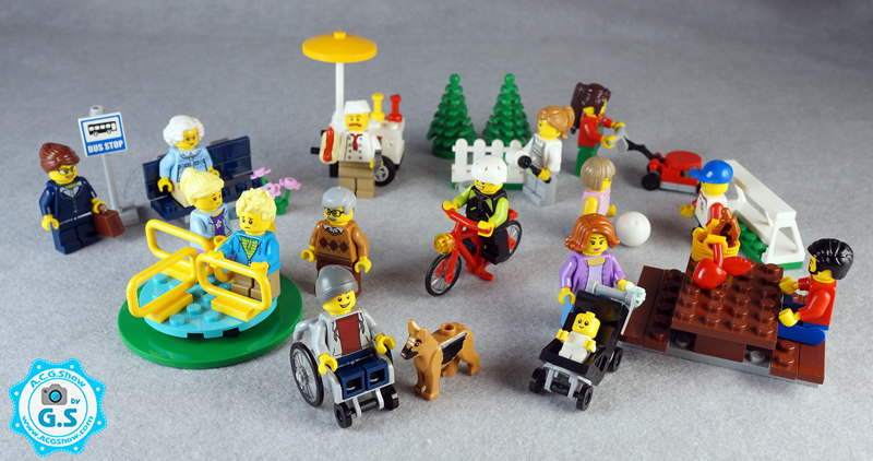 【GS品鉴】LEGO乐高60134城市系列-公园娱乐人仔套装