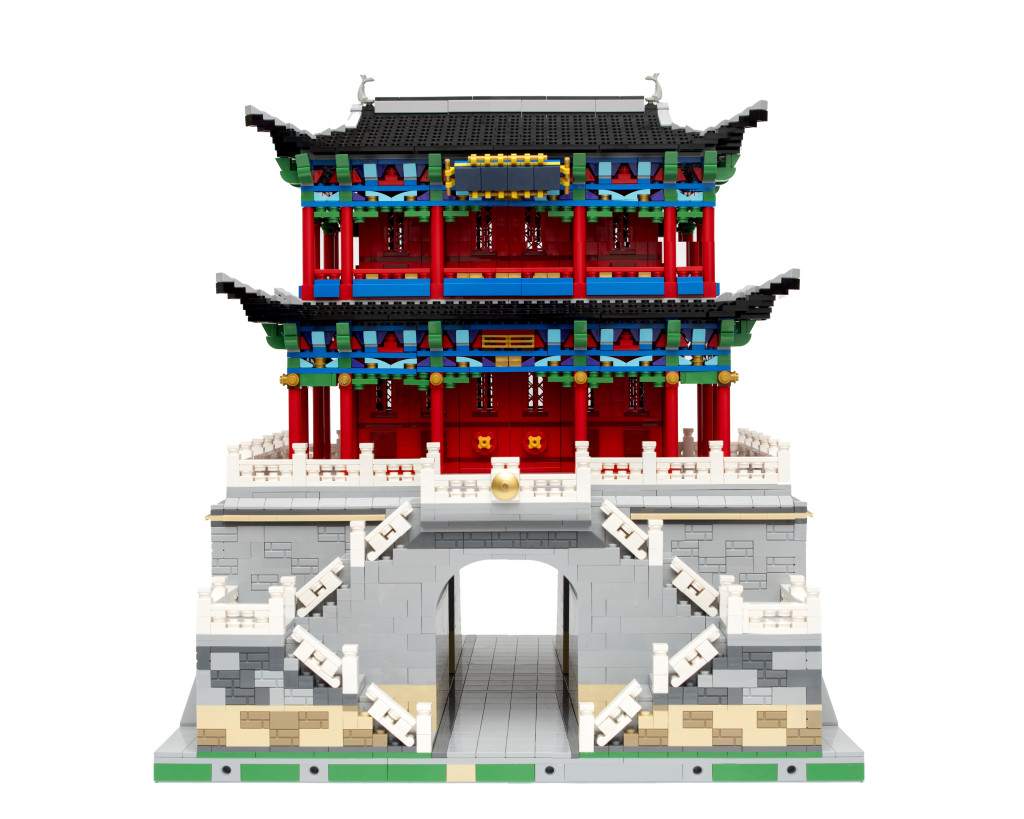 【MOC by sim】古城钟楼—-乐高上海办公室新址沙盘中心建筑