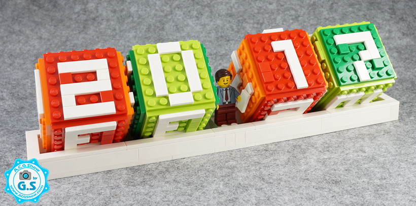 【GS品鉴】LEGO乐高桌面系列40172–百变台历/拼搭日历