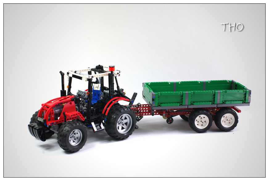 【THO品鉴】lego 乐高 8063 Tractor with Trailer 评鉴