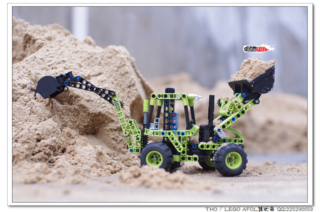 【THO】将山寨进行到底之lego 乐高 2013 42004 Mini Backhoe Loader…