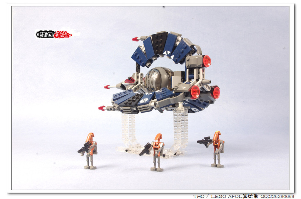 【THO评鉴】乐高 lego 8086 Droid Tri-Fighter