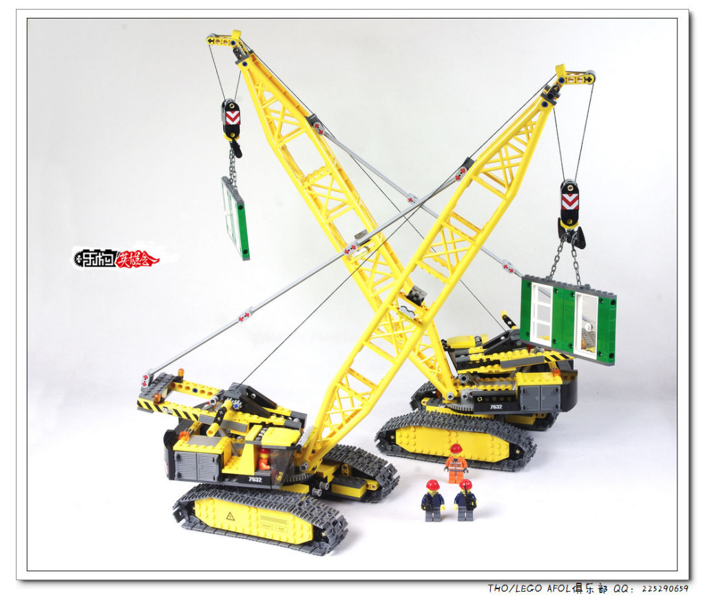 【THO评鉴】乐高 lego 7632 Crawler Crane 履带式起重机