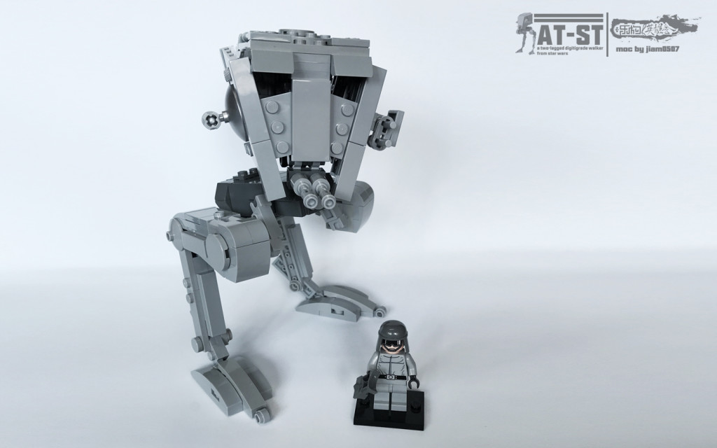 【小某moc】星球大战二足步行机 AT-ST