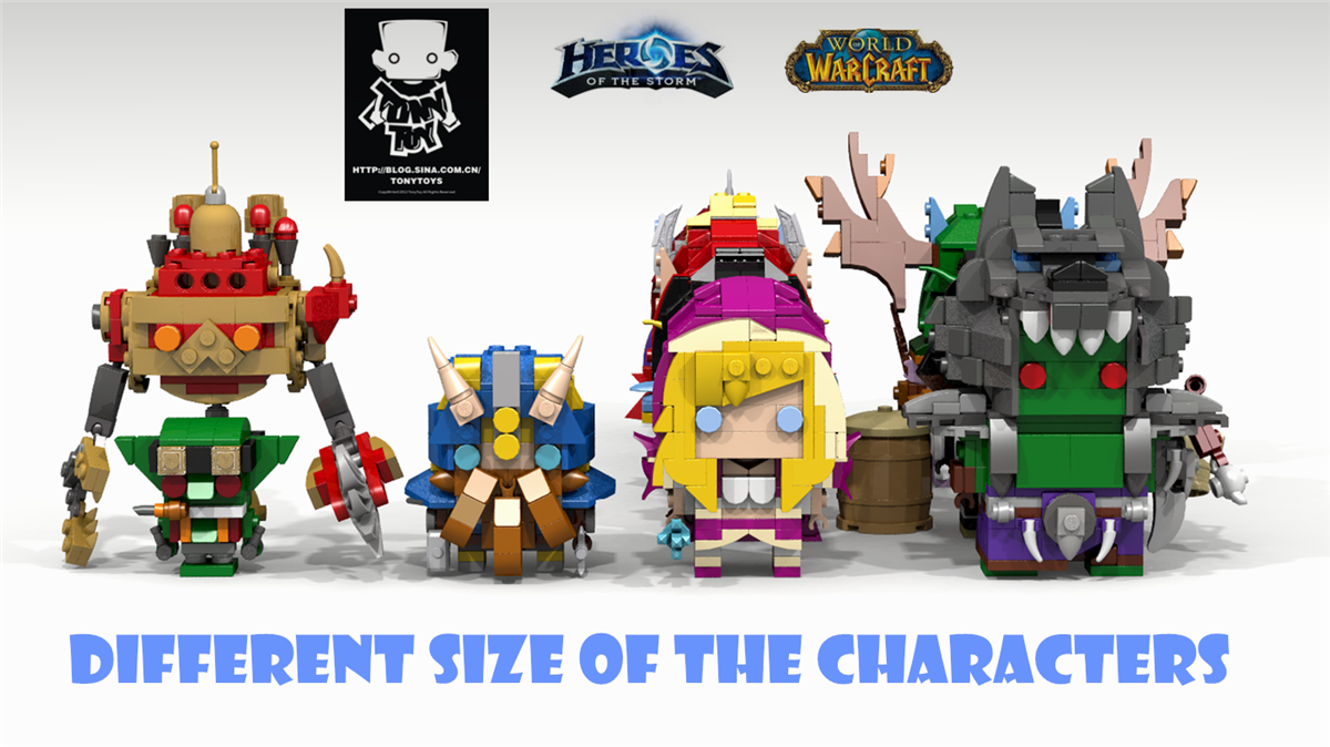 Different size of the characters