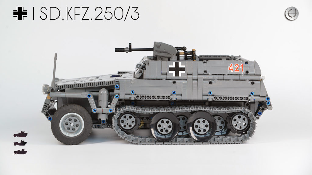 [MOC] sd.kfz.250/3半履带式轻型装甲车