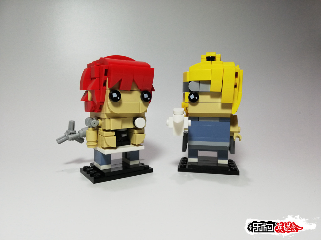 丨冰のmoc丨Brickheadz：赤砂之蝎＆迪达拉