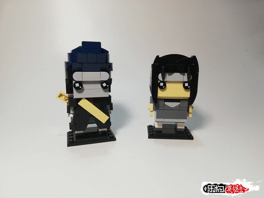 丨冰のmoc丨Brickheadz：干柿鬼鲛＆宇智波鼬