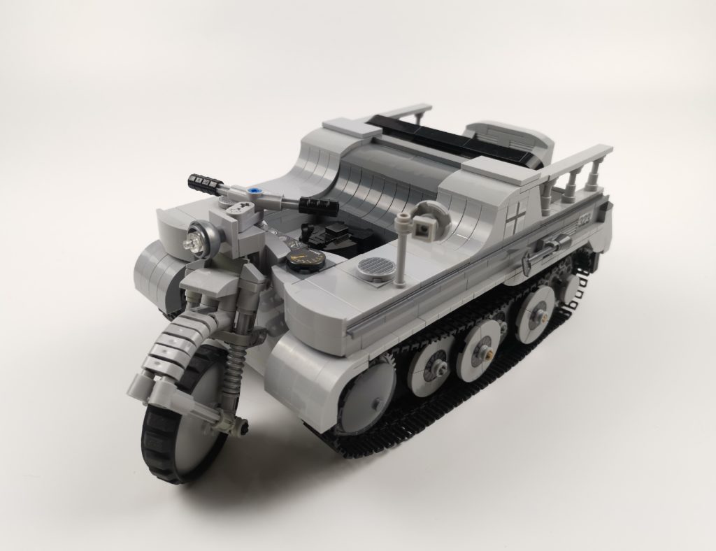 【石头MOC】Sd.Kfz.2半履带摩托——钢铁战马来袭