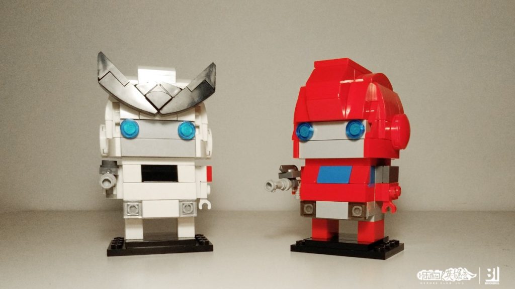 【小某MOC】Transformers Brickheadz 第四弹 G1救护车、铁皮哥俩好以及TF大头深入教程