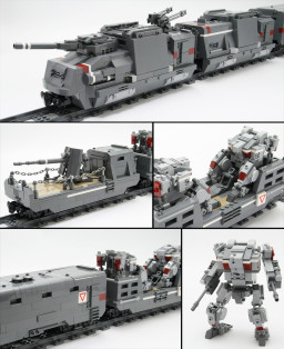 装甲列车（Armored Train）-legorobo:waka