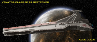 猎兵级歼星舰(Venator-Class Star Destroyer) by Alec