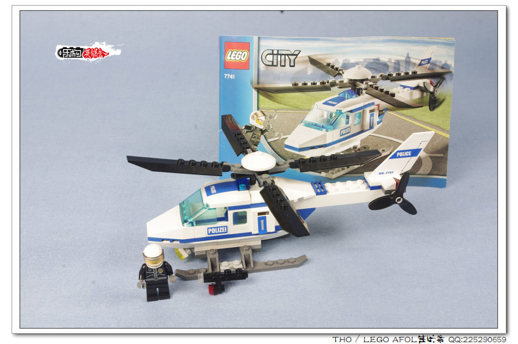【THO评鉴】乐高 lego 7741 Police Helicopter警用直升机
